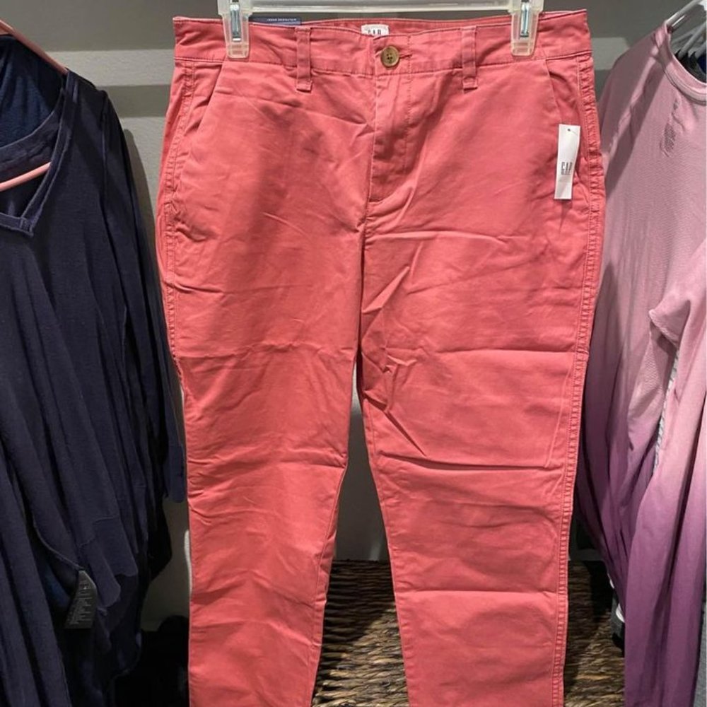 GAP Stretch Twill Girlfriend Khakis